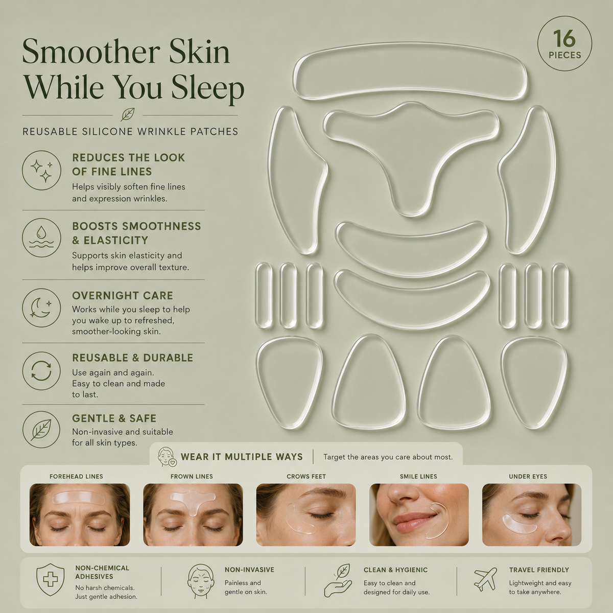 Smooth Theory Silicone Anti-Wrinkle Patches